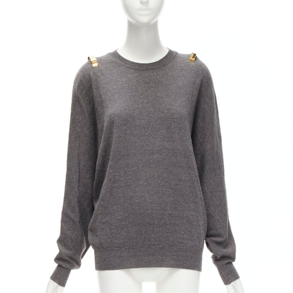 Givenchy Wool Alpaca Shoulder Bar Sweater